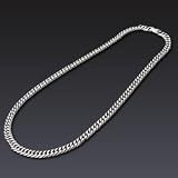Pt850 六面ダブル 喜平ネックレス(100g-60cm)中留