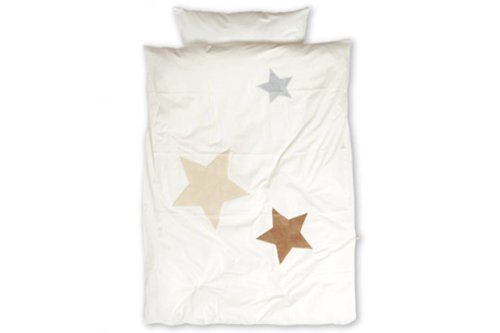 Baby Boum - 101MELST20 - Housse de Lit - 100 x 140 cm - Melow 20 - Ecru