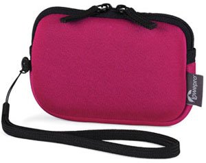 Lowepro Varia 10 Camera Case - Raspberry