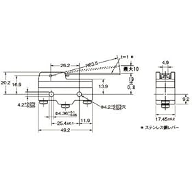 【クリックで詳細表示】一般用基本スイッチ Z-15GW4-B