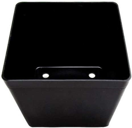 2 Gallon - Plastic Perfect Pot - Square Plant Container - American Hydroponics AH87051 by American Hydroponics