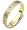 4mm Comfort Fit 18 Karat Yellow Gold & Titanium Link Style Wedding Band Ring - 4