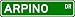 ARPINO Street Sign ~ Personalized Family Lastname Sign ~ Gameroom, Basement, Garage Sign Novelty** ALUMINUM METAL