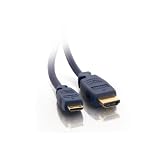 Cables To Go 40437 HDMI Mini to HDMI 1080p Version 1.3 High-Speed Cable with Deep Color (2 Meters, Blue)