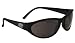 Dead On DOSGB Screamin' Skull and Crossbones Safety Glasses with Black Frame and Dual Smoke Lens
