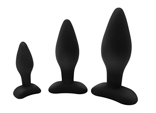 Letsgasm anal commander collection: 3 sizes of silicone…