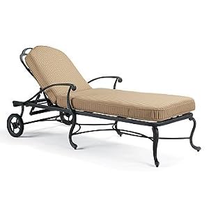 Villette Outdoor Chaise Lounge Chair with Cushion - Wyndham Dune - Frontgate, Patio Furniture