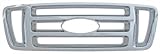 2004 - 2006 Ford F150 (Non-Honeycomb) High Impact Triple Chrome Plated ABS Grille Grill Inserts