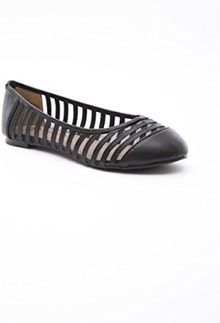 New Womens Gladiator See Through Mesh Slip on Flats