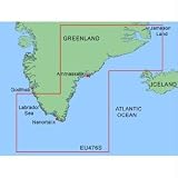 GARMIN BLUECHART XEU476S MICRO SD GREENLAND EAST