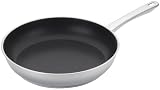 Silit 2632601601 Antihaft-Pfanne flach 32cm Secura Edelstahl mit Silitec&reg; -3fach Antihaftbeschichtung
