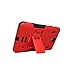 [iRhino] TM Black-RED Heavy Duty Rugged Impact Dual Layer Hybrid Case Cover with Build in Kickstand Protective Case Cover for Samsung Galaxy Tab 4 7 inch T230 Tablet case Cover