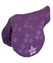 Pony Star Fleece Saddle Cover Purple