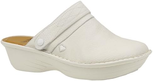 Nurse Mates Women's Gala White Clog/Mule 8 B - Medium