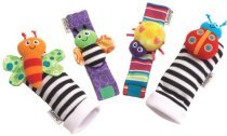 Lamaze Garden Bug Wrist Rattle/Foot Finder Set
