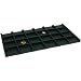 Black Leather 24 Slot Pocket Watch Display Tray Insert
