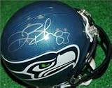 Deion Branch autographed Football Mini Helmet (Seattle Seahawks)