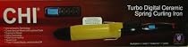 CHI Turbo Auto Digital Ceramic Spring Curling Iron 1 1/2