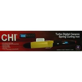 CHI Black CHI Turbo Digital Ceramic Crlng Irn - 1 1/2"