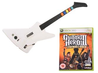 Xbox 360 Guitar Hero 3: Legends Of Rock + Guitar Picture