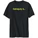 T-Shirt Mens Black 
