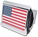 American Flag Chrome Hitch Cover