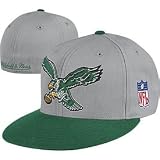 Mitchell & Ness Philadelphia Eagles Throwback XL Logo Fitted Hat 7 3/8