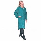Scalpmaster Full Size Crinkle Nylon Uniform Snap White