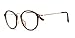 GAMT Stylish Colored Frame Plain Glasses with Lucency Fashion Design Sunglasses (Tea, 52)
