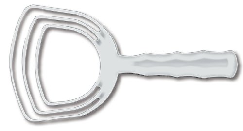 Victorinox bone dust scraper, square, white poly