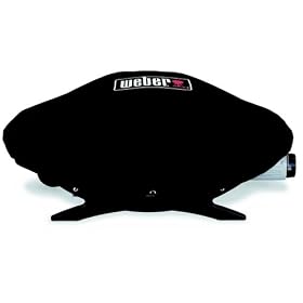 Weber 6552 Premium Grill Cover, Fits Weber Q, Q-200, and Q-220 with Cart
