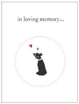 Luxepets In Loving Memory, Dog Sympathy Cards, 4-Pack by Luxepets llc.*