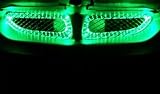 98-02 Kawasaki ZX6R ZZR600 LED Intake Halo Lights Kit, Green
