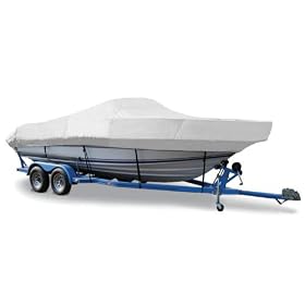 Taylor Made Products Trailerite Semi-Custom Boat Cover for Walk-Around Cuddy Cabin Boats with Outboard Motor by