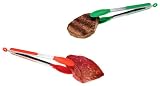 Elizabeth Karmel's Grill Friends Stop 'n Go Tongs 12 inches, set of 2