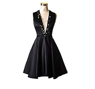 Sexy Knee Length Short Beaded Prom Dress/Party Dress 