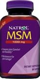 MSM (Methyl Sulfonyl Methane) 1000 mg 180 Caps ( Promotes Joint Comfort and Flexibility! ) Natrol