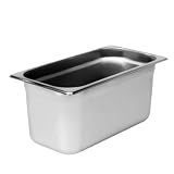 Excellante Third Size 6-Inch Deep 22 Gauge Anti Jam Pans