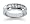 0.49 ctw. Woman's Round Diamond Wedding Band in Platinum