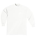 SOWA(ソーワ) 長袖ハイネックシャツ(胸ポケット有り) ホワイト Lサイズ 0028