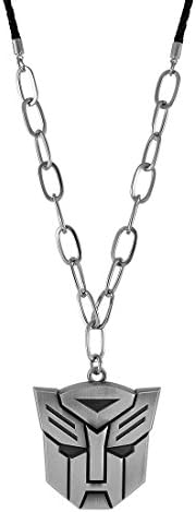 Jade India Autobot Pendant Necklace for Men - Silver