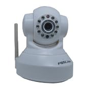Foscam FI8918W Wireless/Wired Pan & Tilt IP/Network Camera with 8 Meter Night Vision and 3.6mm Lens (67° Viewing Angle) - White NEWEST MODEL (replaces the FI8908W)