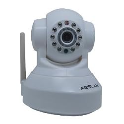 Foscam FI8918W Wireless/Wired Pan & Tilt IP/Network Camera with 8 Meter Night Vision and 3.6mm Lens (67&deg; Viewing Angle)