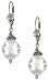 Sorrelli "French Blush" Simple Crystal Drop Silvertone Earrings Sorrelli "French Blush" Simple Crystal Drop Silvertone Earrings