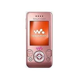 Sony Ericsson W580i Pink Mobile Phone on Orange PAYG