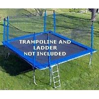 Trampoline Safety Nets - 14 x 16 Enclosure Safety Net for Texas Trampolines