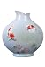 8.5 inch Porcelain Vase with Koi In Lotus Pond with Rippling Water