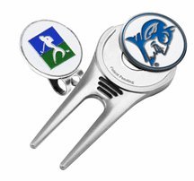 Duke Blue Devils Divot Tool Hat Clip With Golf Ball Marker Of 2)