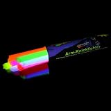 Produkt-Bild: 100 neonfarbige Arm Knicklichter in 7 verschiedenen Farben. 20 cm lang. Incl. allem Zubeh&ouml;r