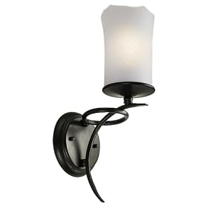 Candle Light Wall Sconce in Wrought Iron by Forecast